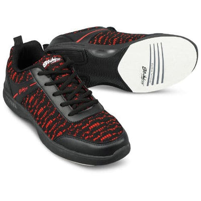 KR Strikeforce Flyer Mesh Lite Black/Cardinal Men's Bowling Shoe.
