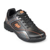 Motiv Mens Propel Black/Carbon/Orange Left Hand Bowling Shoes.