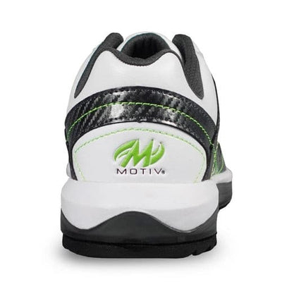 Motiv Mens Propel FT White/Carbon/Lime Right Hand Wide Bowling Shoes.