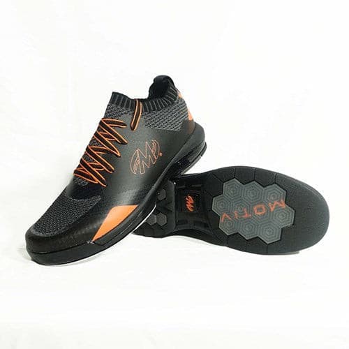 Motiv Mens Flash Smoke/Orange Right Hand Wide Bowling Shoes.