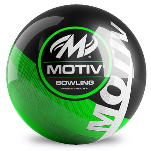 Ontheballbowling Motiv Velocity Black/Lime Spare Bowling Ball.