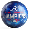 KR Strikeforce MLB Atlanta Braves Champ Fireworks 2021 Bowling Ball.