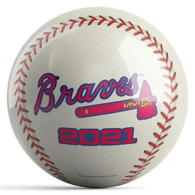 OnTheBallBowling MLB Atlanta Braves Champ Baseball Bowling Ball.
