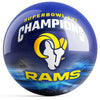 Ontheballbowling Los Angeles Rams Bowling Ball Super Bowl 56 Champions.