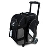 Tenth Frame Deluxe Double Roller Bowling Bag Grey/Black.