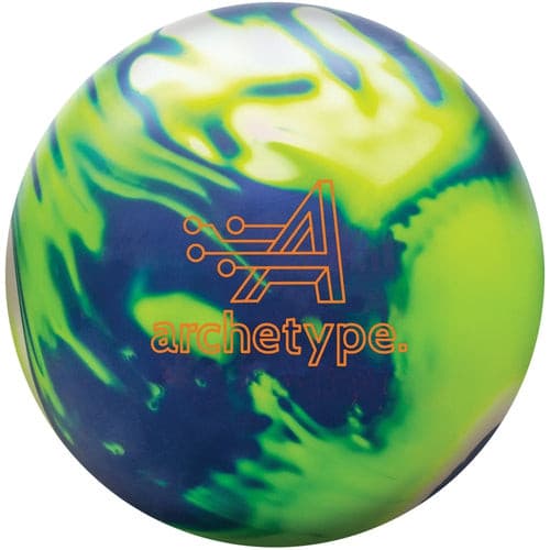 Track Archetype Solid Bowling Ball Navy/Neon Green/White.