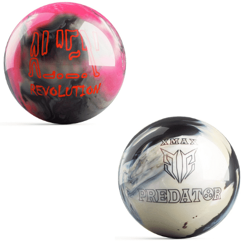 ELITE Alien Revolution & Predator XMax Bowling Balls (2 Ball Bundle).