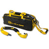 Vise 3 Ball Clear Top Roller/Tote Black/Yellow.