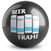 Ontheballbowling Beer Frame Artist Dave Savage Bowling Ball.