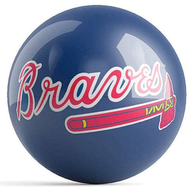 Ontheballbowling MLB Atlanta Braves Logo Bowling Ball.