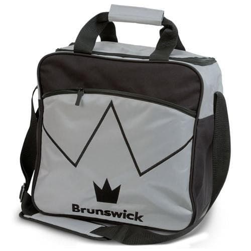 Brunswick Blitz Single Tote Silver Bowling Bag