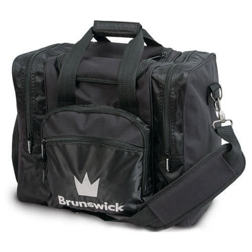 Brunswick Edge Single Tote Black Bowling Bag
