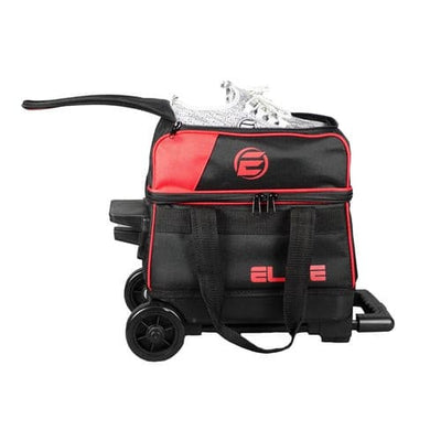 Elite Basic Single Roller Red Bowling Bag.