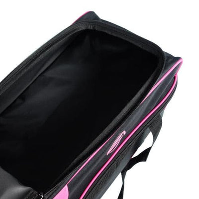 Elite Basic Double Roller Pink Bowling Bag.