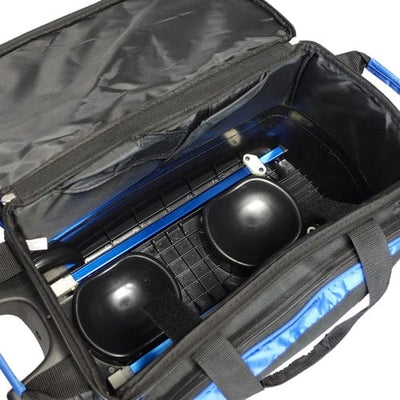 ELITE Deluxe Double Roller Bowling Bag Royal Blue.