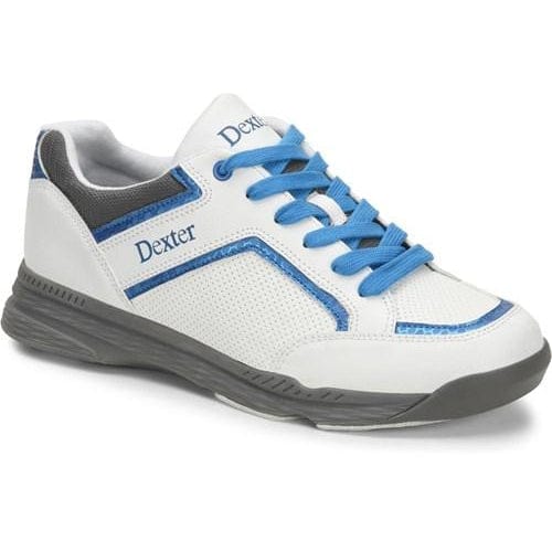 Dexter Bud White Blue Mens Bowling Shoes