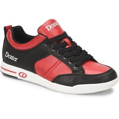 Dexter Mens Dave Black/Red Bowling Shoes-BowlersParadise.com