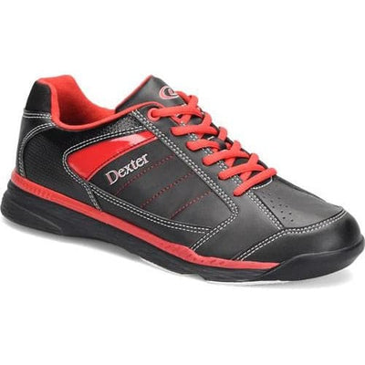 Dexter Mens Ricky IV Black Red Bowling Shoes