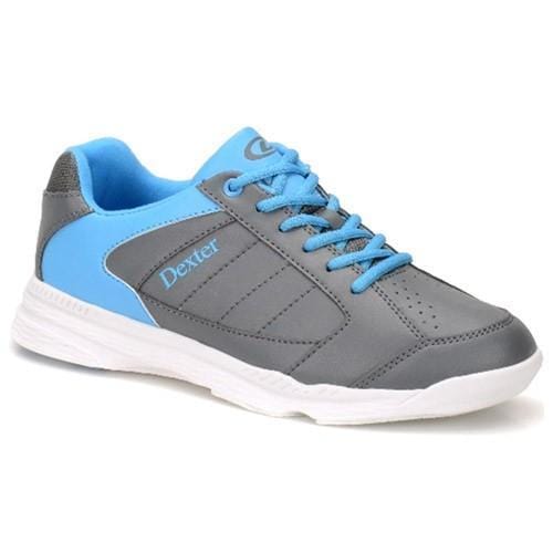 Dexter Mens Ricky IV Grey Blue Bowling Shoes