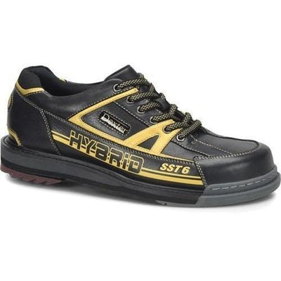 Dexter Mens SST 6 Hybrid Black Gold Right Hand Wide Bowling Shoes