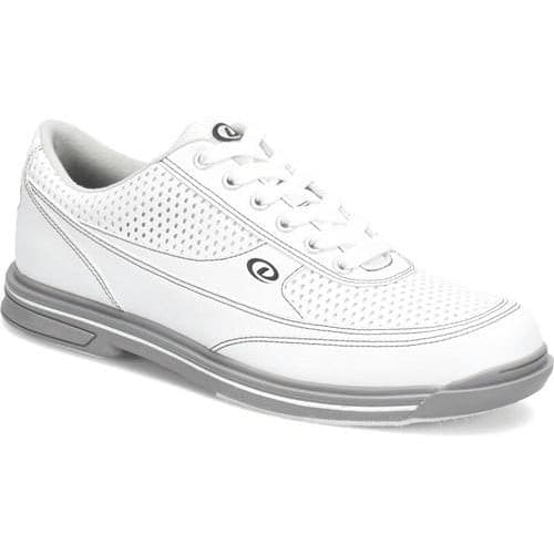 Dexter Mens Turbo Pro White Grey Bowling Shoes
