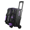 Elite Basic Double Roller Purple Bowling Bag.