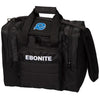 Ebonite Impact Plus Single Tote Black Bowling Bag
