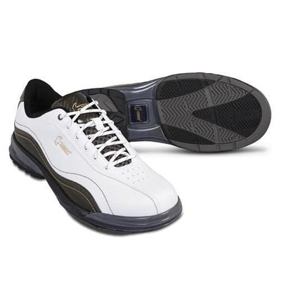 Hammer Mens Force White Carbon Right Hand Wide Bowling Shoes With T03 Rubber Push Off Sole
