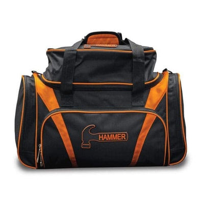 Hammer Premium Deluxe Black Orange 2 Ball Tote Bowling Bag