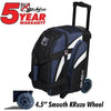 KR Cruiser Smooth Double Roller Navy Bowling Bag.