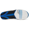 KR Strikeforce Mens Flyer Black Blue Wide Bowling Shoes With Universal Soles
