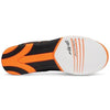 KR Strikeforce Mens Flyer Black Orange Bowling Shoes With Non-Marking Rubber Outsole