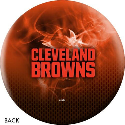 KR Strikeforce NFL on Fire Cleveland Browns Bowling Ball
