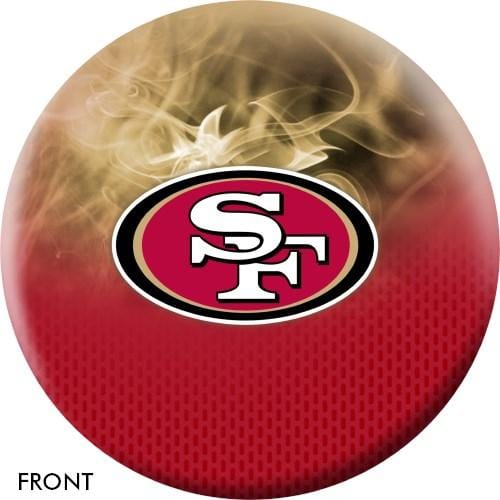 KR Strikeforce NFL on Fire San Francisco 49ers Bowling Ball