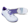 KR Womens Gem White Purple Bowling Shoes