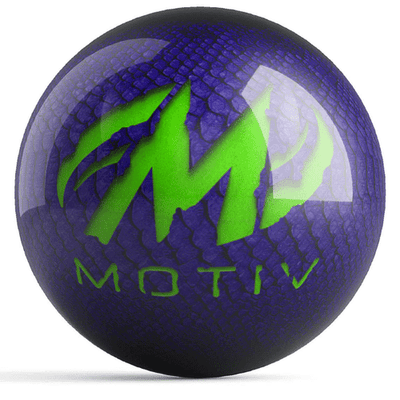 Ontheballbowling Motiv Primal Spare Purple/Lime Bowling Ball.