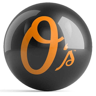 Ontheballbowling MLB Baltimore Orioles Logo Bowling Ball.