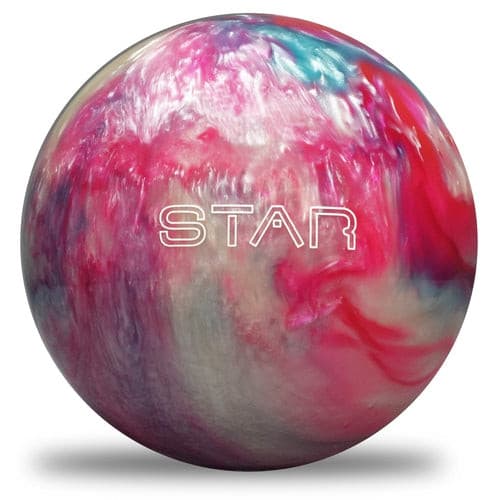 Elite Star Pink Sky Blue White Bowling Ball.