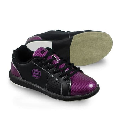 ELITE Women's Classic Purple/Black Bowling Shoes.