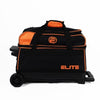 Elite Basic Double Roller Orange Bowling Bag.