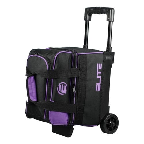 Elite Basic Single Roller Purple Bowling Bag.