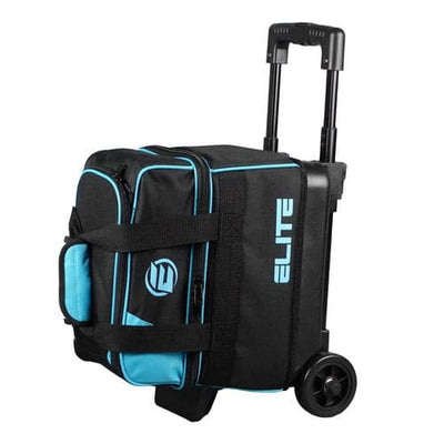 Elite Basic Single Roller Aqua Bowling Bag.