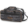 Storm 2 Ball Tote Checkered Black Gold