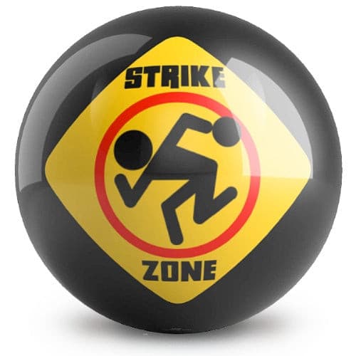 Ontheballbowling Artist Dave Savage Strike Zone Bowling Ball.